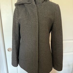 Babaton pearce hooded wool coat